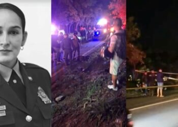 Uniformada de la Policía falleció en accidente de tránsito frente a la Arboleda del Campestre
