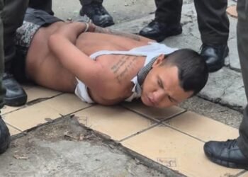 Alias ‘Torroso’ fue sorprendido por la Policía cuando aparentemente cometía un atraco en Espinal 