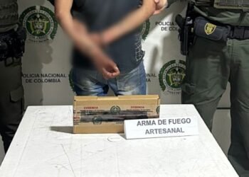Joven fue detenido con un arma de fuego en Líbano