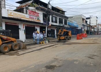 Restablecieron la movilidad en la calle 39 con carrera Sexta, luego del arreglo del alcantarillado del Ibal