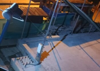 Obras de la cancha de San Juan de la China se encuentran en obra negra y sin avance 