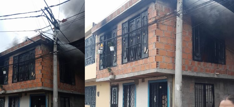 Ollas en el fogón habrían provocado el incendio en el barrio Modelia II
