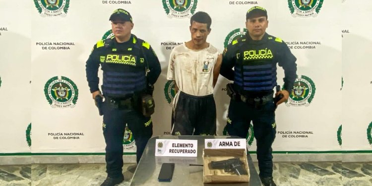 Capturaron a alias ‘Steven’ señalado de hurtar un celular usando un arma traumática