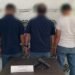 Tres personas detenidas con un arma de fuego dentro de un carro en Mariquita