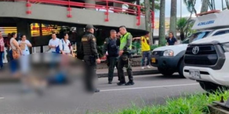Mujer cayó del puente peatonal de la carrera Quinta con calle 80