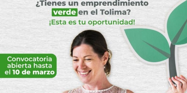 Inicia convocatoria para impulsar ‘Negocios Verdes’ en el Tolima