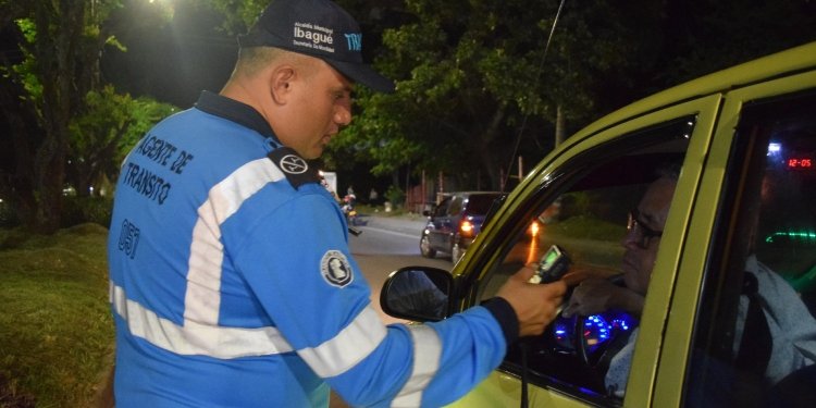 Agentes de Tránsito en Ibagué sancionaron a nueve conductores ebrios durante el fin de semana