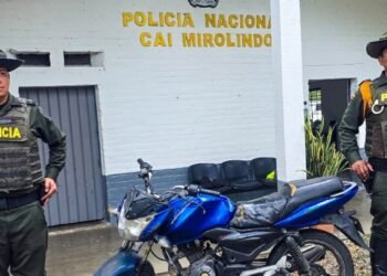 Recuperaron motocicleta en el sector de El Totumo
