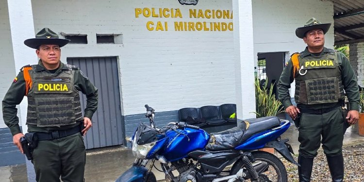 Recuperaron motocicleta en el sector de El Totumo