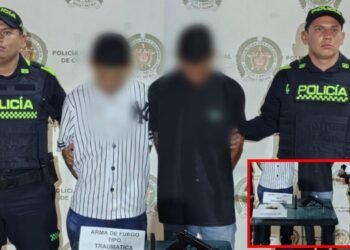Armados y con droga, así fueron detenidas dos personas en Chaparral