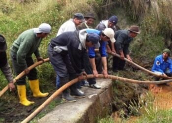 Trabajo en equipo evitó posible desabastecimiento de agua en zona rural de Líbano