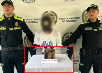 Sujeto fue detenido con una pistola en el centro de Melgar 