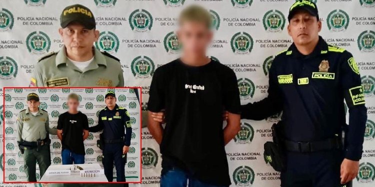 Alias ‘Blessed’ fue detenido por la Policía con un arma de fuego en la terminal del Espinal 