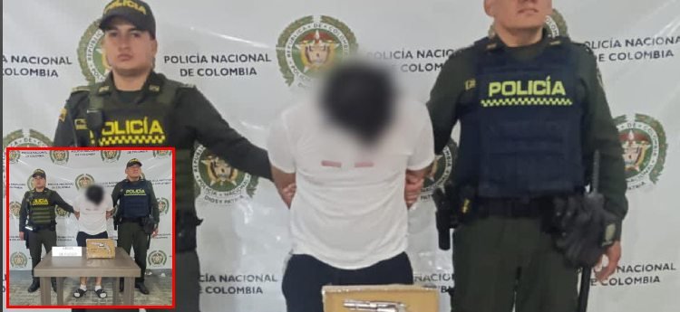Detenido extranjero con arma de fuego en Melgar