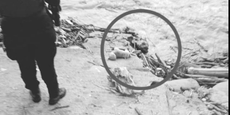 Investigan la aparición de un feto en una bolsa negra en Honda 