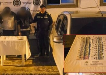 Sujetos fueron capturados cuando cargaban billetes de $50.000 y $100.000 falsos