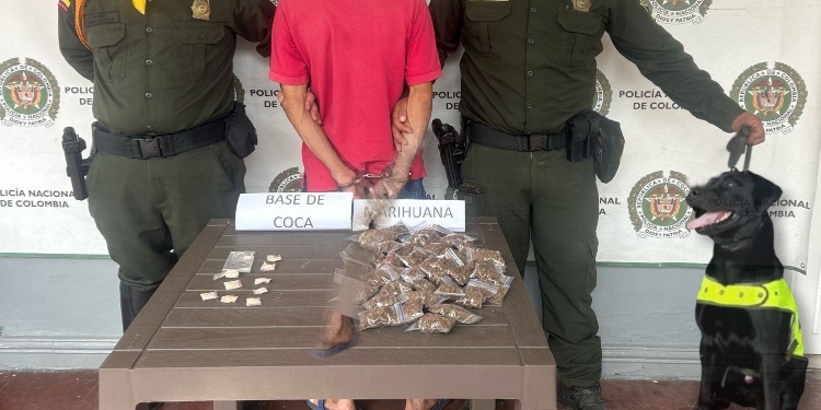 Policía incauta más de un kilo de marihuana en Saldaña 