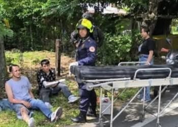 Tres personas heridas deja choque de dos motocicletas en la vía Mariquita – Honda