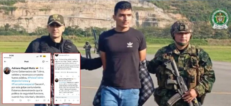 Alias ‘Fabián’ cabecilla de las disidencias de la Farc de alias ‘Calarcá’ fue capturado en Icononzo