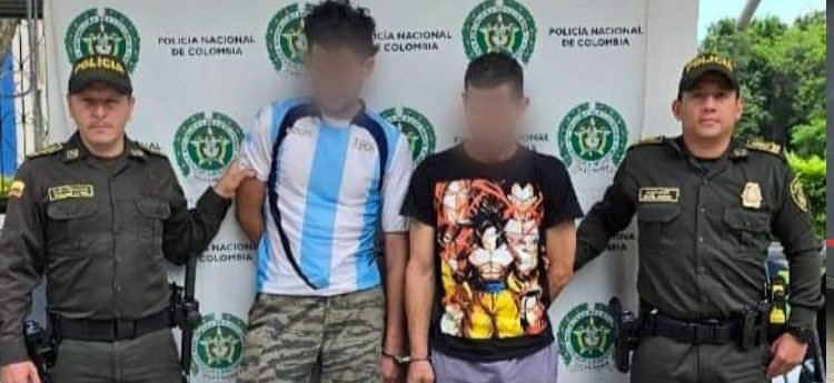Alias ‘Tito’ y ‘Mico’ fueron capturados con 144 dosis de basuco listas para su distribución en el barrio La Gaviota