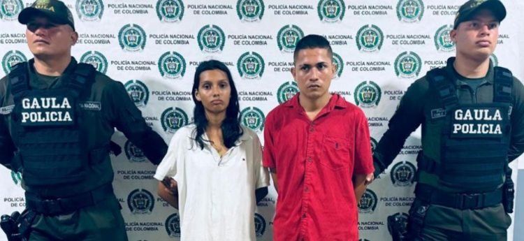 Enviada a la cárcel pareja señalada de extorsionar a una persona en El Espinal