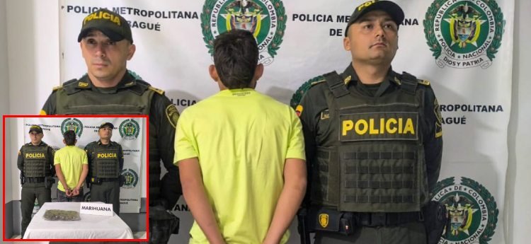 Se movilizaba en una moto y llevaba marihuana