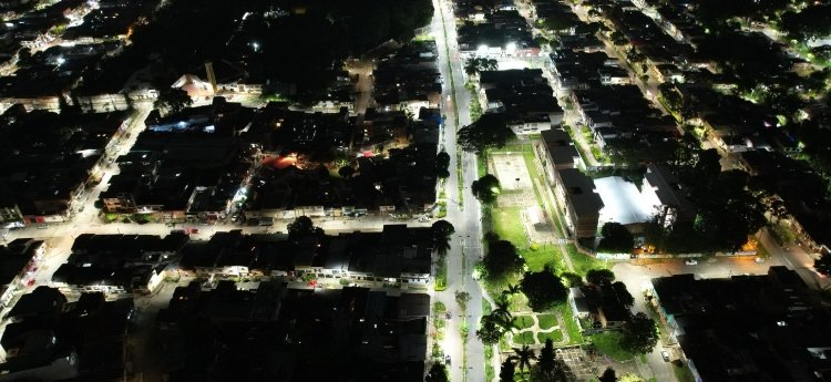 Renovaron 44 luminarias de energía solar en el sector del cementerio San Bonifacio