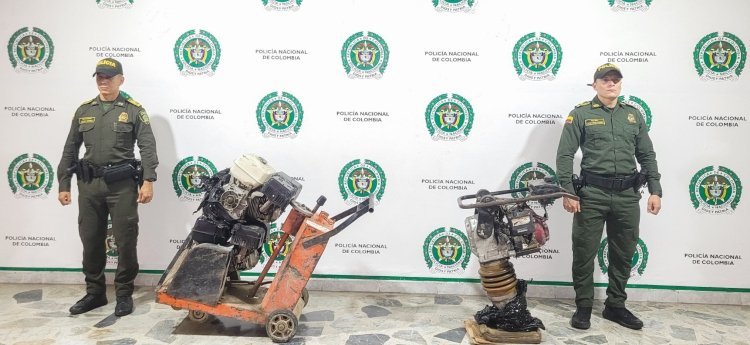 Autoridades en Ibagué recuperaron maquinaria pesada reportada como hurtada