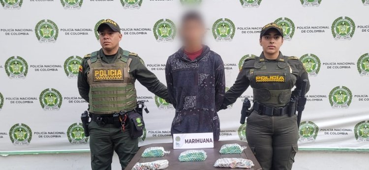 ‘Pillaron’ a alias ‘El Flaco’ con varios cigarrillos de marihuana
