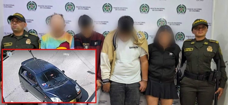 Capturaron a los del Spark negro, que estarían implicados en hurtos