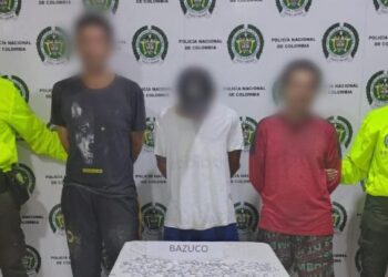 Tres personas detenidas con bazuco en la ribera del río Venadillo 