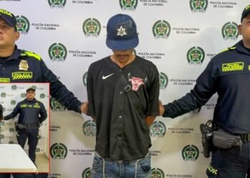 Sorprendido sujeto cuando arrojaba una bolsa con estupefacientes en el barrio Chicó