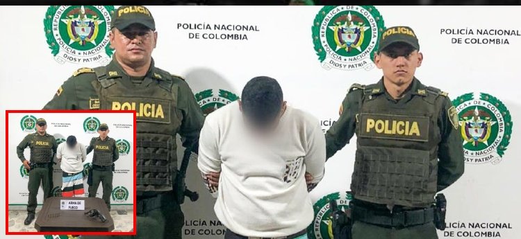 ’Cucaracho’ fue sorprendido llevando un revólver sin permiso para portarlo