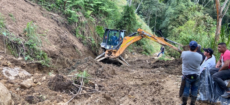 Reforzaron atención de emergencias por lluvias en zona rural de Ibagué
