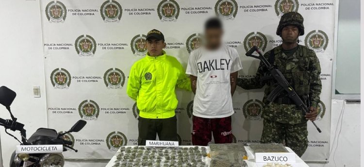 Alias ‘El Costeño’ fue detenido con tres kilos de marihuana en Honda