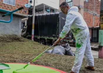 Continúa el embellecimiento de más parques de Ibagué