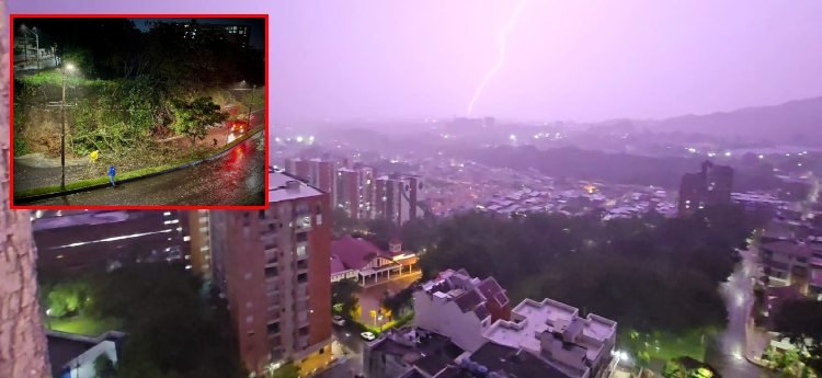 Caída de árboles, inundaciones y deslizamientos se registraron por las fuertes lluvias en varios puntos de Ibagué