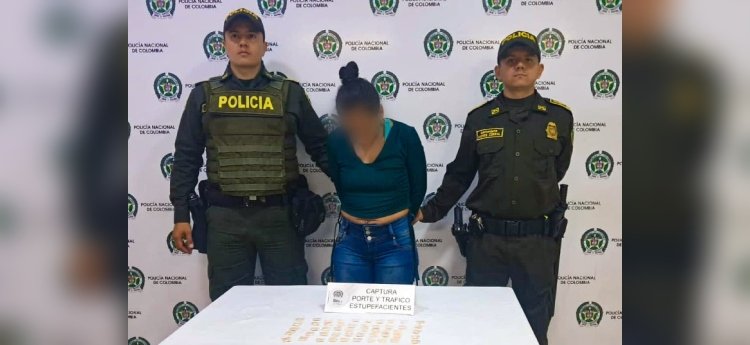 Detuvieron a ‘La Caleña’ con papeletas de bazuco en su poder