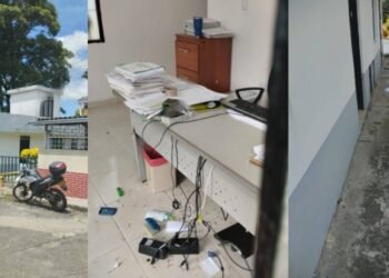 Ladrones entraron y robaron la oficina de la Inspección Sexta de la Policía