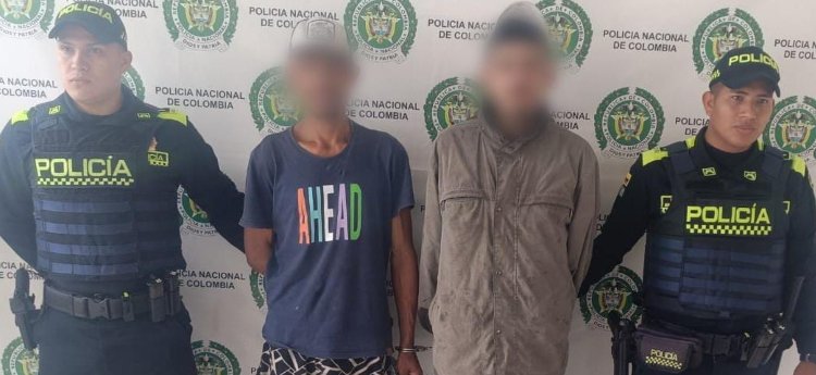 Dos personas fueron detenidas luego de robar dentro de un local comercial en Líbano