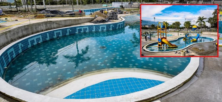 Piscina de olas del Parque Deportivo supera las pruebas de estanqueidad y se garantiza calidad estructural e hidráulica