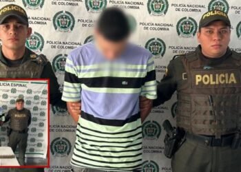 Joven fue detenido con un proveedor para fusilen Espinal por parte de la Policía