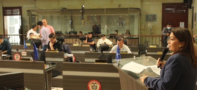 Exsecretaria General de la Alcaldía, Magda Herrera, fue la encargada de clausurar el primer periodo de sesiones ordinarias del Concejo