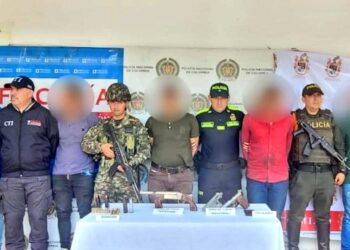 Capturados cuatro presuntos integrantes de las disidencias de las FARC en San Antonio 