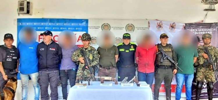 Capturados cuatro presuntos integrantes de las disidencias de las FARC en San Antonio 