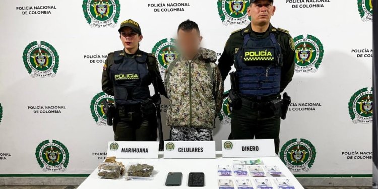 Alias ‘Vegueta’ fue capturado con marihuana en su poder