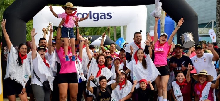 Más de 1000 personas participaron en la primera edición del Lechona Run en Ibagué