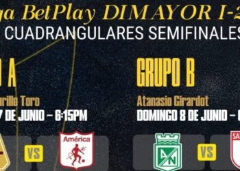 Así se va a jugar la fecha 3 de los cuadrangulares de la Liga Betplay 