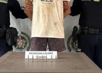 Detenido sujeto con varios cartuchos para fusil en Melgar 