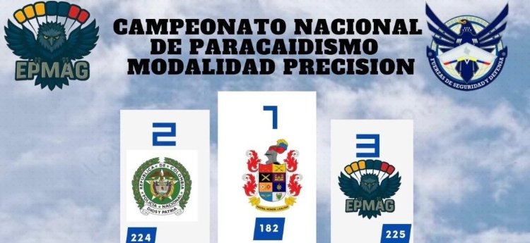 La Policía Nacional participa en el Campeonato Nacional de Paracaidismo 